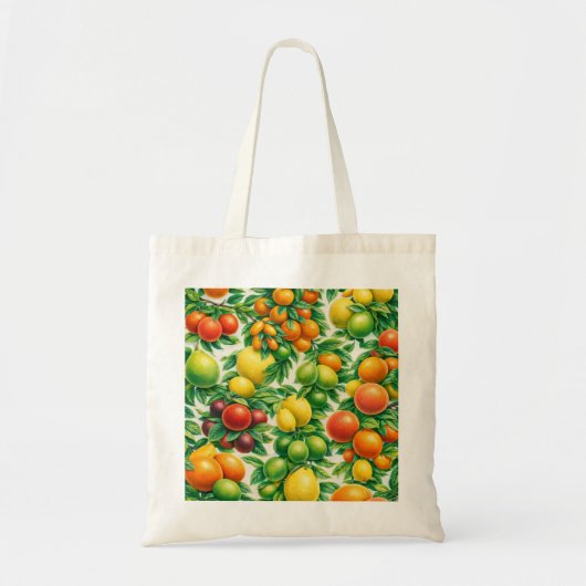 Tote Bag Motif Citron Mixte (Devant)