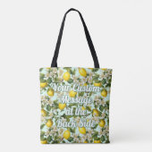 Tote Bag Motif Citrons (Dos)