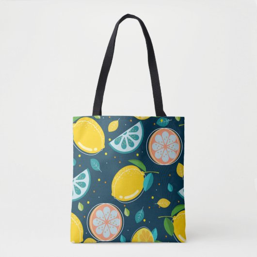 Tote Bag Motif Citrus (Devant)
