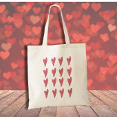 Tote Bag Motif Coeur mignon Rouge rose Valentine
