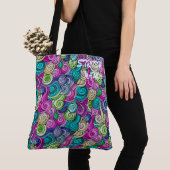 Tote Bag Motif coloré (De près)