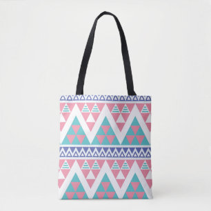 Tote Bag Motif coloré aztèque tribal