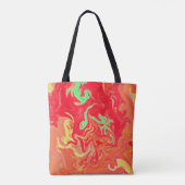 Tote Bag Motif coloré d'aquarelle (Dos)