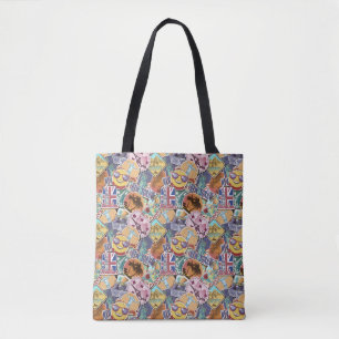 Tote Bag Motif coloré d'autocollant de voyage