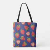 Tote Bag Motif coloré de fraise (Dos)