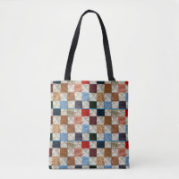 Motif coloré d'édredon de patchwork