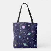 Tote Bag Motif Constellations (Dos)