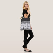 Tote Bag Motif cool noir blanc gris (Sur le modèle)