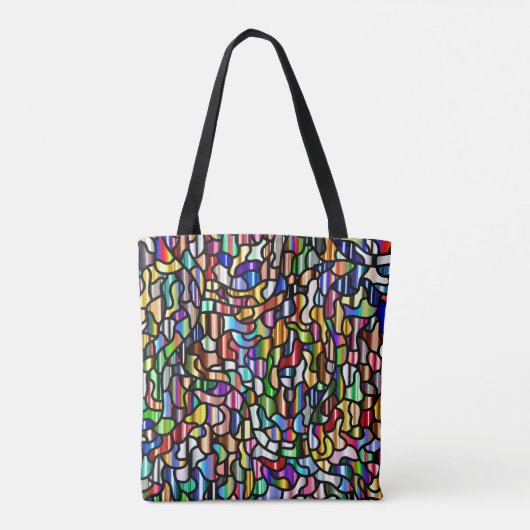 Tote Bag Motif couleur Abstrait (Dos)