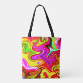 Tote Bag Motif Couleur éclat (Dos)