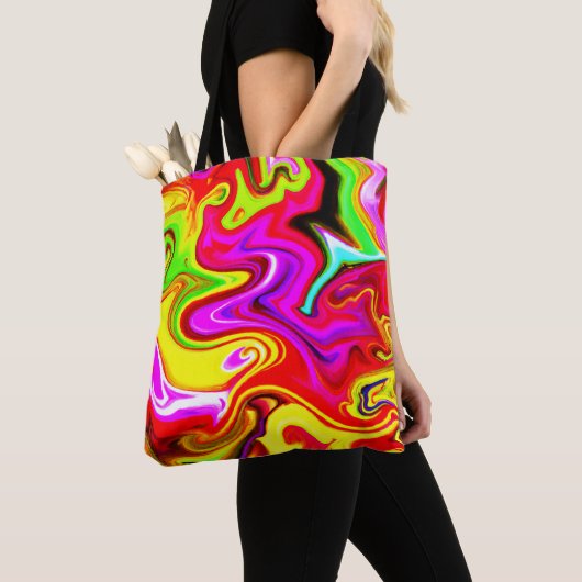 Tote Bag Motif Couleur éclat (De près)