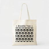 Tote Bag Motif Crâne Halloween Punk Goth Trick Ou Treat (Devant)