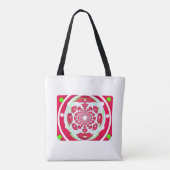 Tote Bag Motif créatif rouge (Dos)
