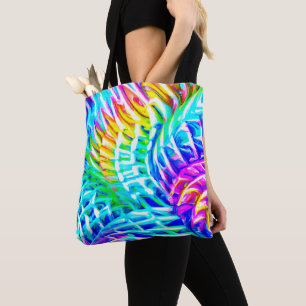Tote Bag Motif d'abstractions colorées