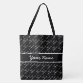 Tote Bag Motif d'aérobic Aqua personnalisé (Devant)