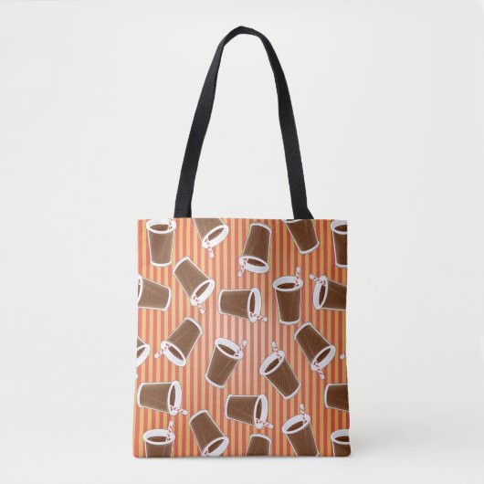 Tote Bag Motif d'aliments de préparation rapide (Devant)