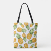 Tote Bag Motif d'ananas de bande dessinée (Dos)