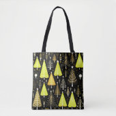 Tote Bag Motif d'arbre de Noël (Devant)