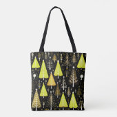 Tote Bag Motif d'arbre de Noël (Dos)
