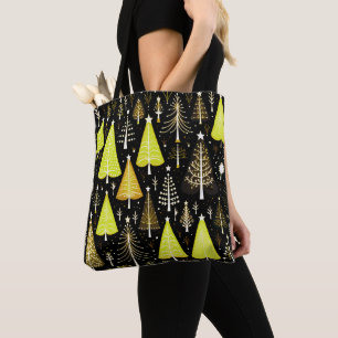 Tote Bag Motif d'arbre de Noël