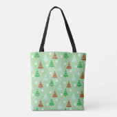 Tote Bag Motif d'arbre de Noël (Dos)