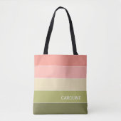 Tote Bag Motif d'art personnalisé multicouleurs (Devant)