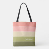 Tote Bag Motif d'art personnalisé multicouleurs (Dos)
