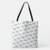 Tote Bag Motif de bambou twig (Devant)
