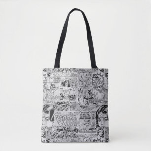 Tote Bag Motif de bande dessinée vintage de Wonder Woman