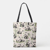 Tote Bag Motif de bébé panda mignon | (Dos)