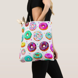 Tote Bag Motif de beignets à la crème délicieux