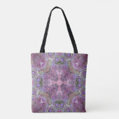Tote Bag Motif de bijoux rose et violet (Dos)