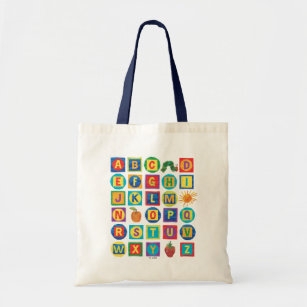 Tote Bag Motif de blocs d'alphabet d'Éric Carle  