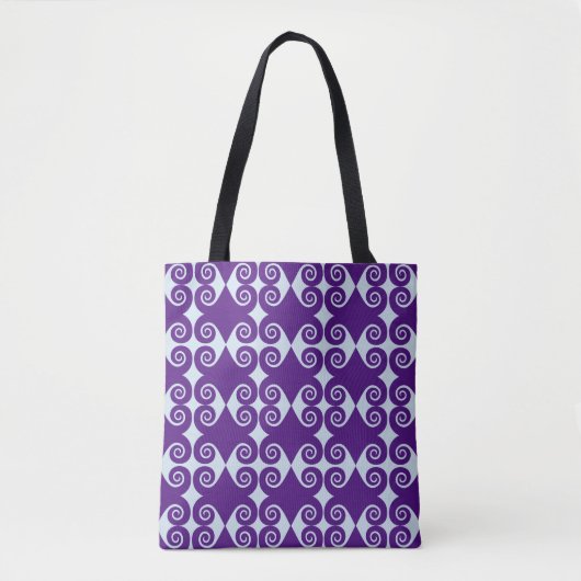 Tote Bag Motif de boucle diamant (Devant)