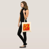 Tote Bag Motif de briques Abstrait (Devant (modèle))