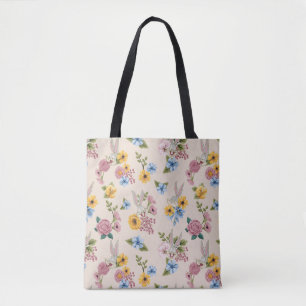 Tote Bag Motif de broderie florale BUGS BUNNY™
