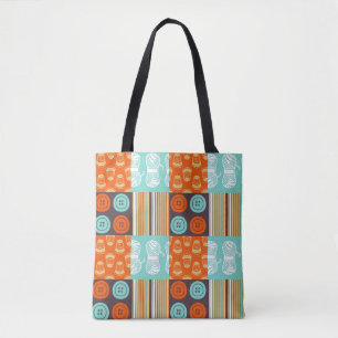 Tote Bag motif de Bruit-art - cousant