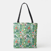 Tote Bag Motif de cactus d'aquarelle (Dos)