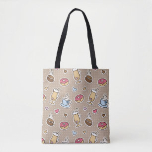 Tote Bag Motif de café