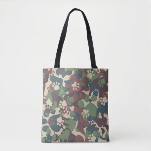 Tote Bag Motif de camouflage de chien