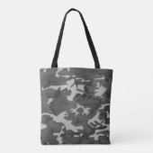 Tote Bag Motif de Camouflage gris, Motif militaire, Armée (Dos)