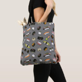 Tote Bag Motif de caractères de sushi (De près)