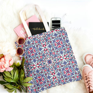 Tote Bag Motif de carreau turc ornemental