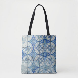 Tote Bag Motif de carreaux portugais antiques - Azulejo