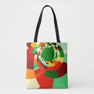 Tote Bag Motif de cercles abstraits