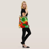 Tote Bag Motif de cercles abstraits (Sur le modèle)