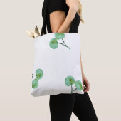 Tote Bag motif de cerise verte (De près)