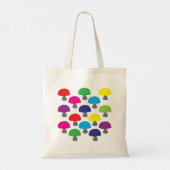 Tote Bag Motif de champignons colorés (Dos)
