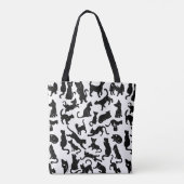 Tote Bag Motif de chat noir (Dos)