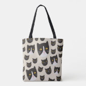 Tote Bag Motif de chat sans joint/ (Dos)